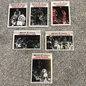 💕6 1990 and 1991 NBA HOOPS tribune
